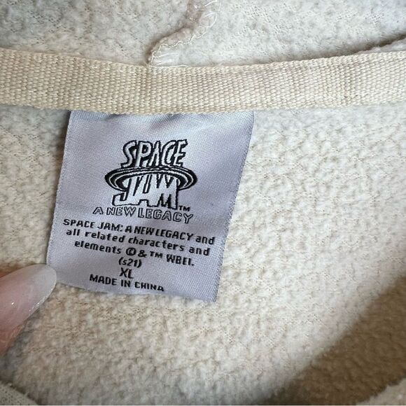 Space jam vintage modern graphic hoodie kangaroo pocket - Picture 3 of 9